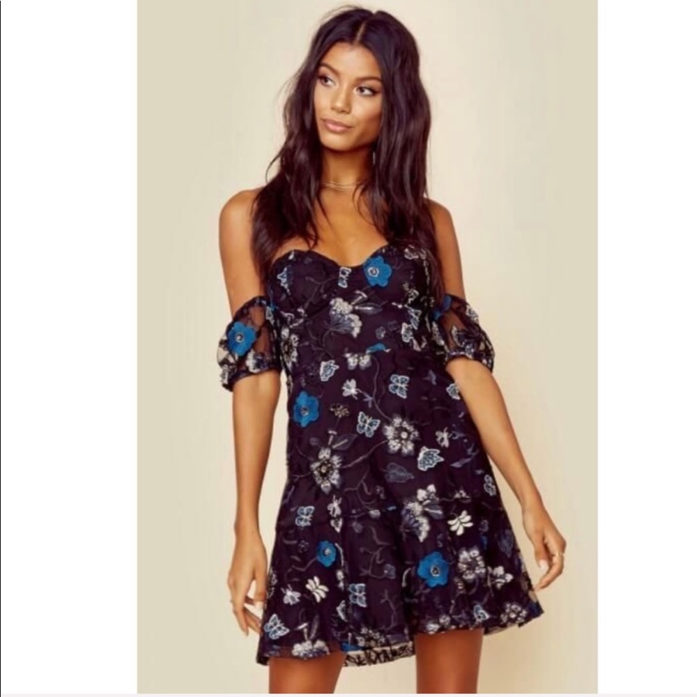 [for love and lemons] botanical cocktail dress